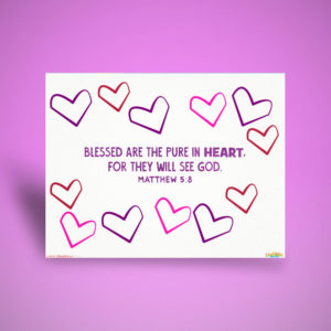 Bible Verse Heart Craft