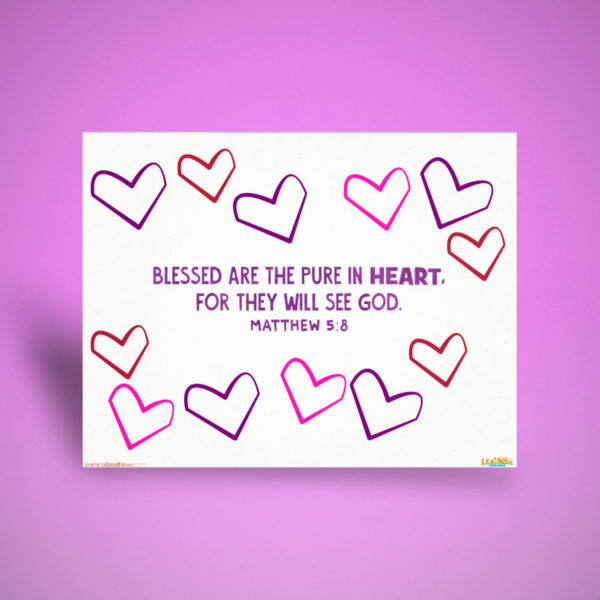 Bible Verse Heart Craft