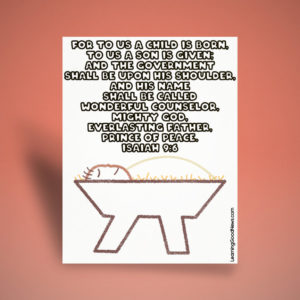Isaiah 9:6 Coloring Page
