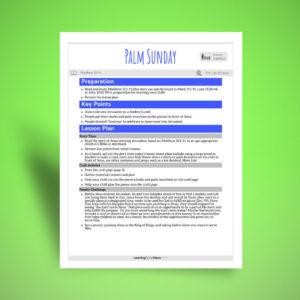Home Discipleship - Palm Sunday, Hosanna