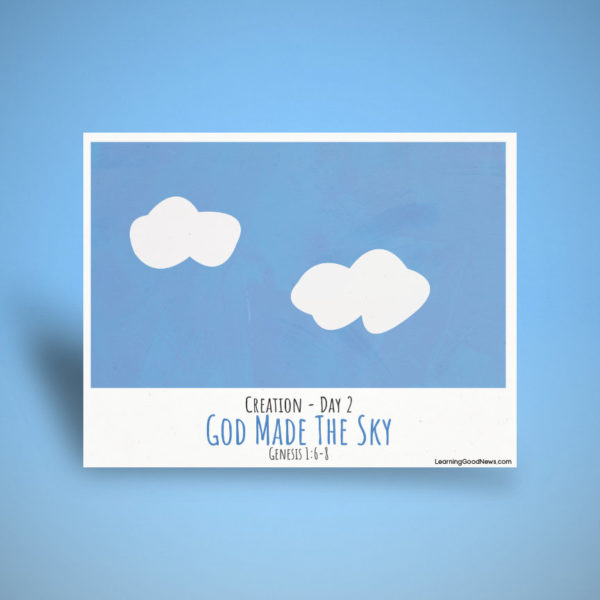 Creation Day 2 - God made the Sky Craft