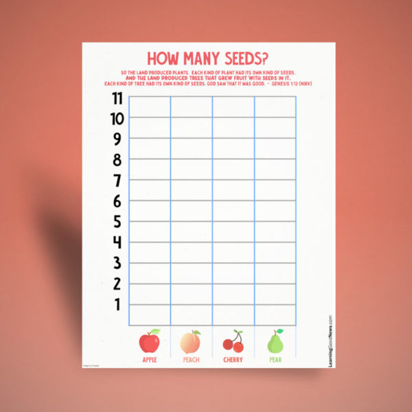 How many seeds? Graphing Activity