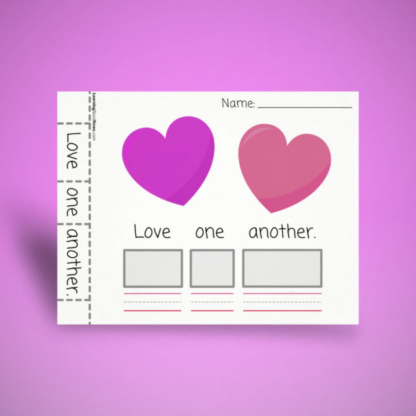 Sentence Building - Love one Another