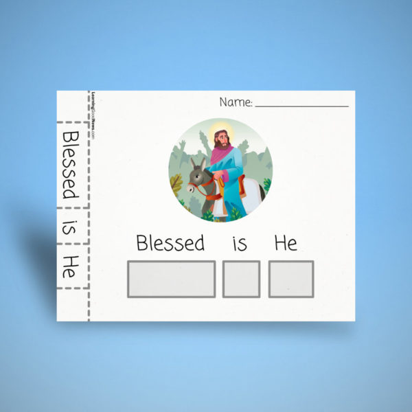 Sentence Building - Blessed is He