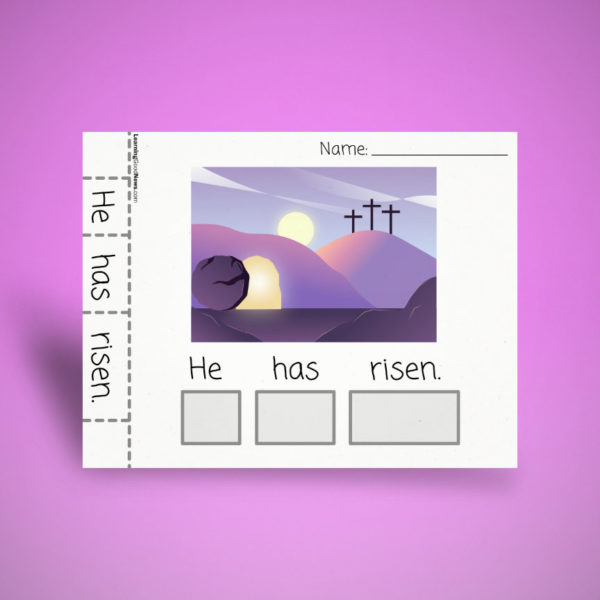 Sentence Building - He has Risen