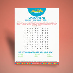 Word Search - Jesus is Born