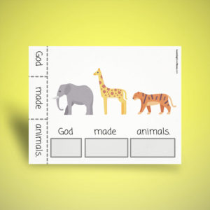 Sentence Building - Animals