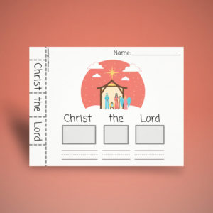 Sentence Building - Christ the Lord