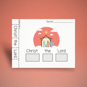 Sentence Building - Christ the Lord