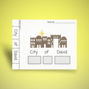 Sentence Building - City of David