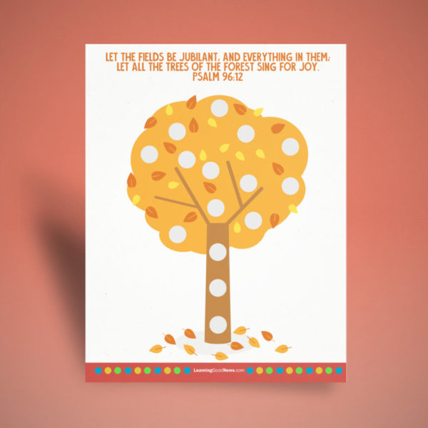 Fall Tree Dot Marker Activity