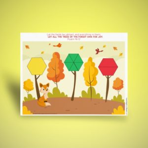 Fall Trees Pattern Block Activity