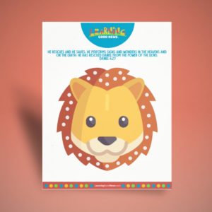 Daniel & The Lion's Den Q-Tip Painting