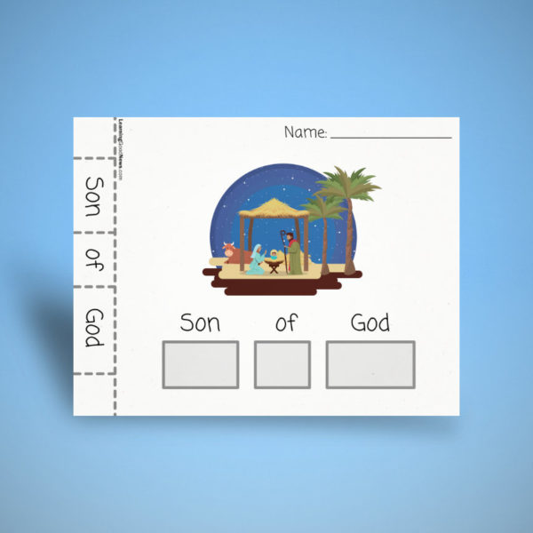 Sentence Building - Son of God