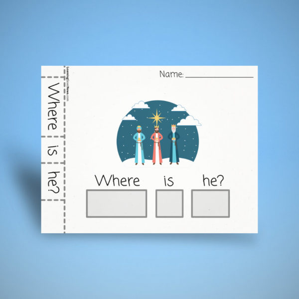 Sentence Building - Where is He?